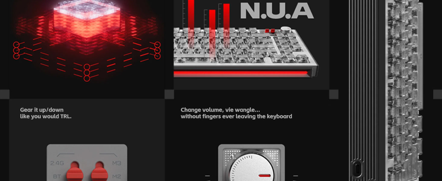 NuPhy WH80 Tri-mode Magnetic Keyboard