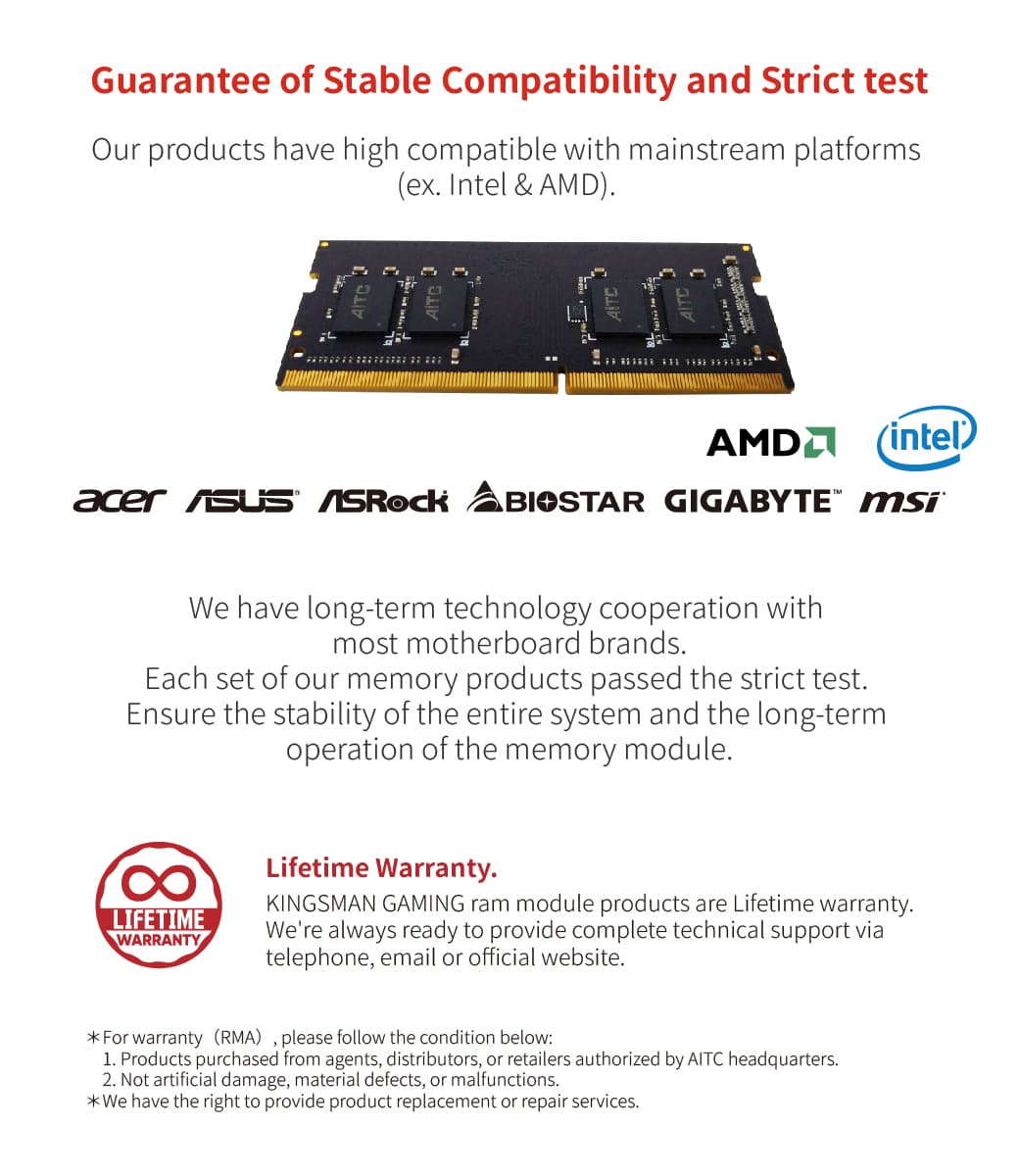 DDR4, NB, SODIMM, 3200, 2666