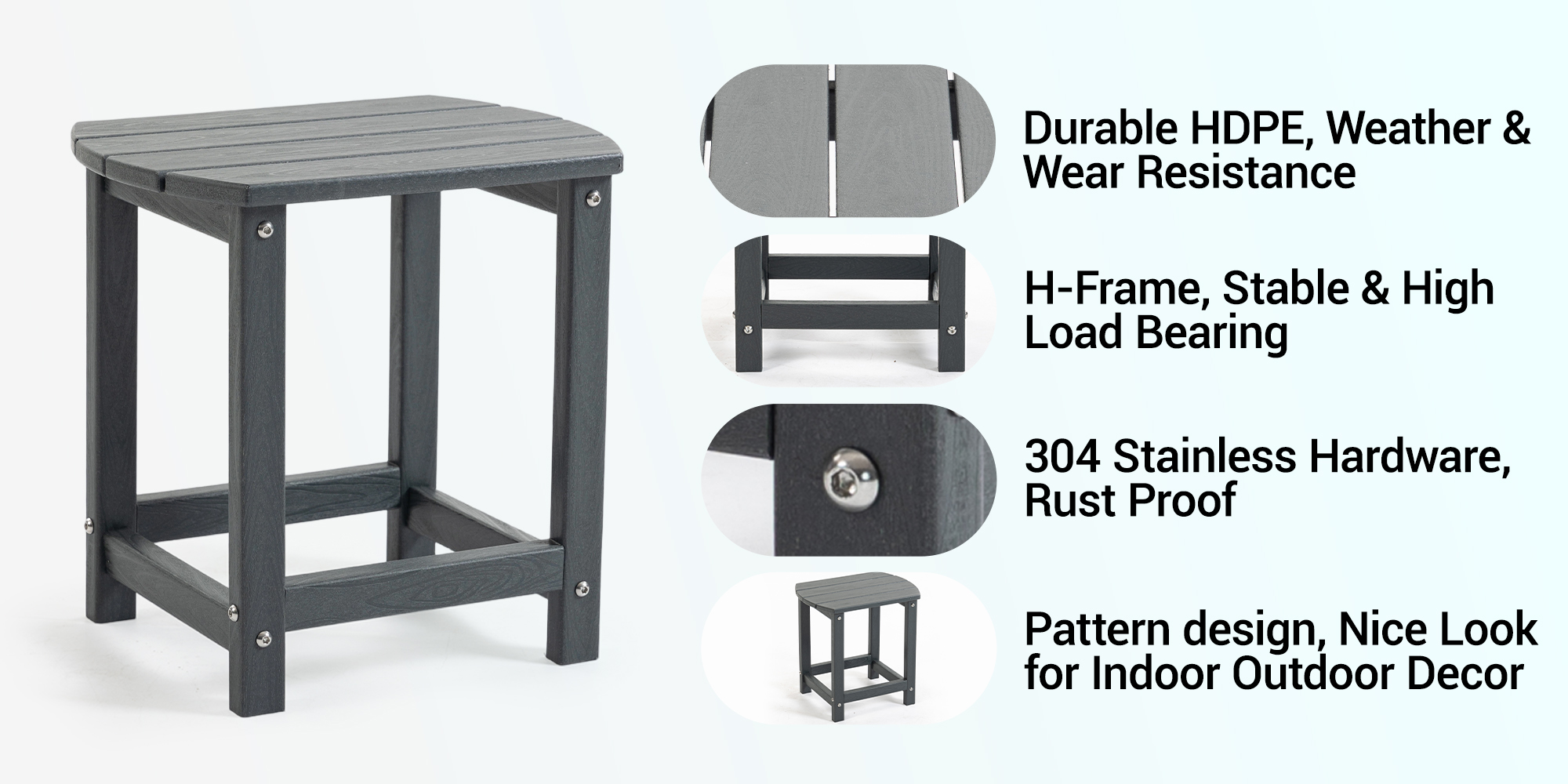 OUTDOOR SIDE TABLE