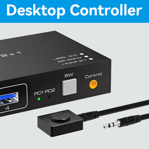 Two switching methods Supports two switching modes: panel key and wired controller, one-key switchin