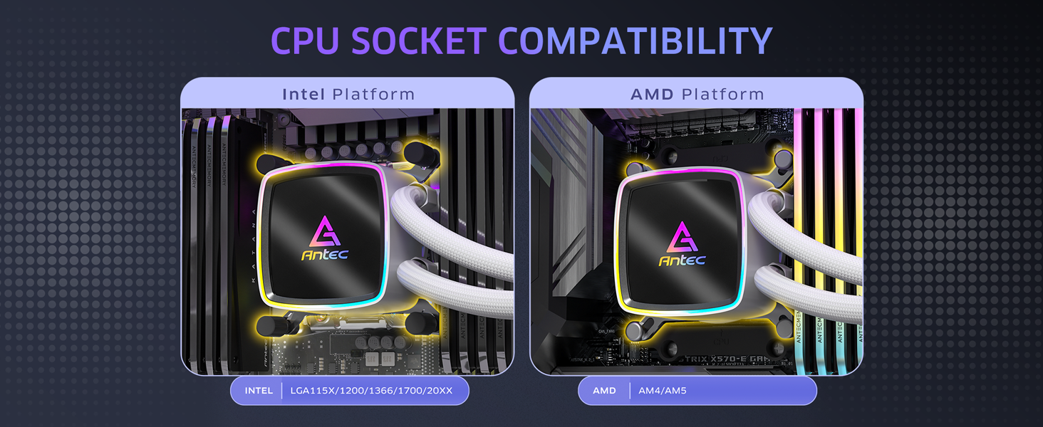 Antec Ultra 360 ARGB White Liquid CPU Cooler