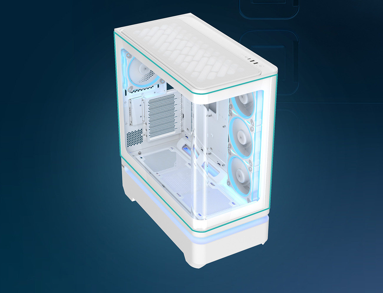  ASUS Prime AP304 White ARGB ATX PC Gaming Case
