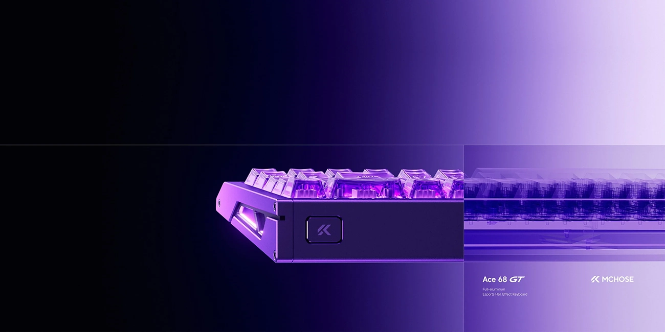 MCHOSE Ace 68 GT Full-aluminum Esports Hall Effect Keyboard