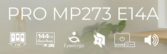 MSI PRO MP273 E14A Computer Monitor