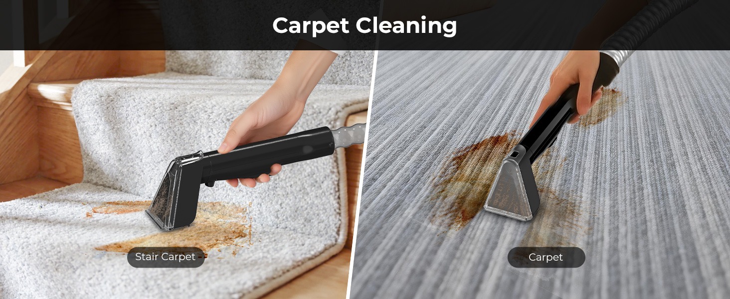 Rosewill Multi-Purpose Portable Carpet and Upholstery Spot Cleaner - Black