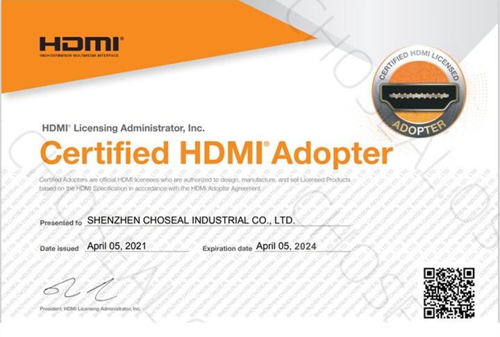 Certified HDMI Adopter