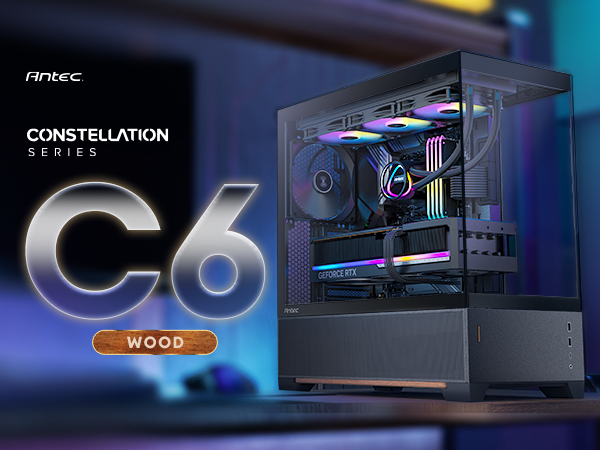 Antec C6 Wood Mid-Tower Case