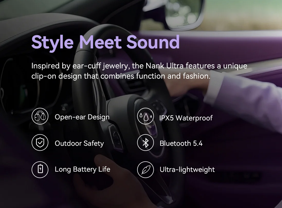 NANK Ultra Clip On Earbuds