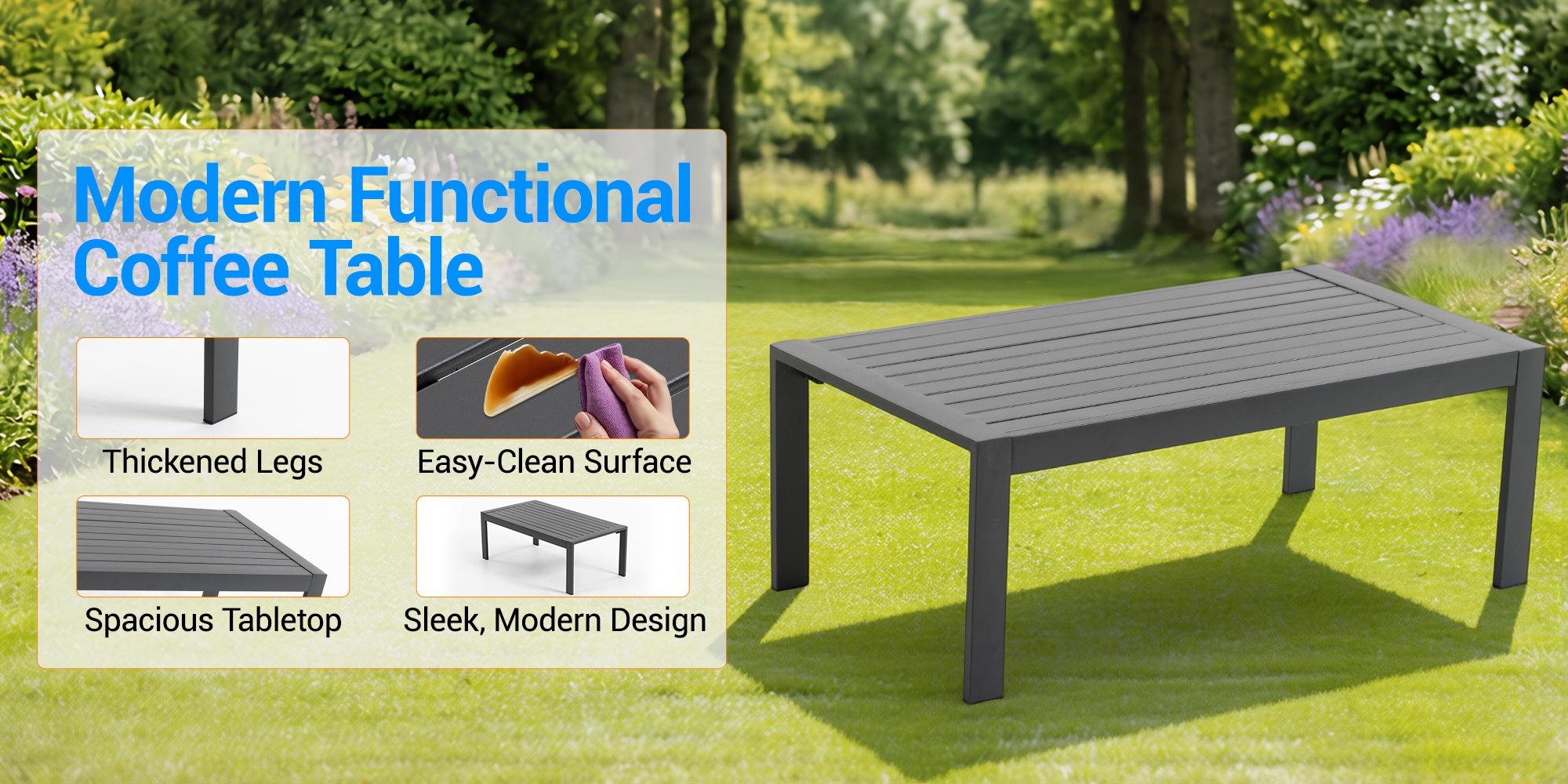 Modern Functional Coffee Table