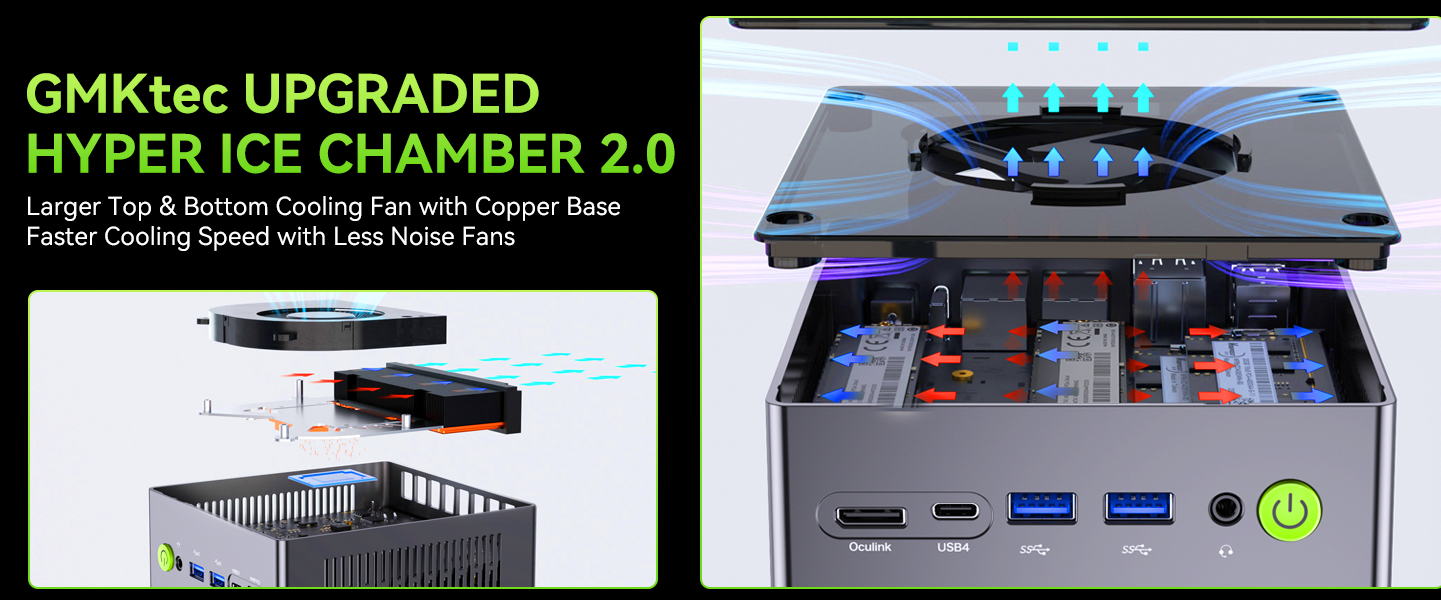 UGRADED COOLING FANS