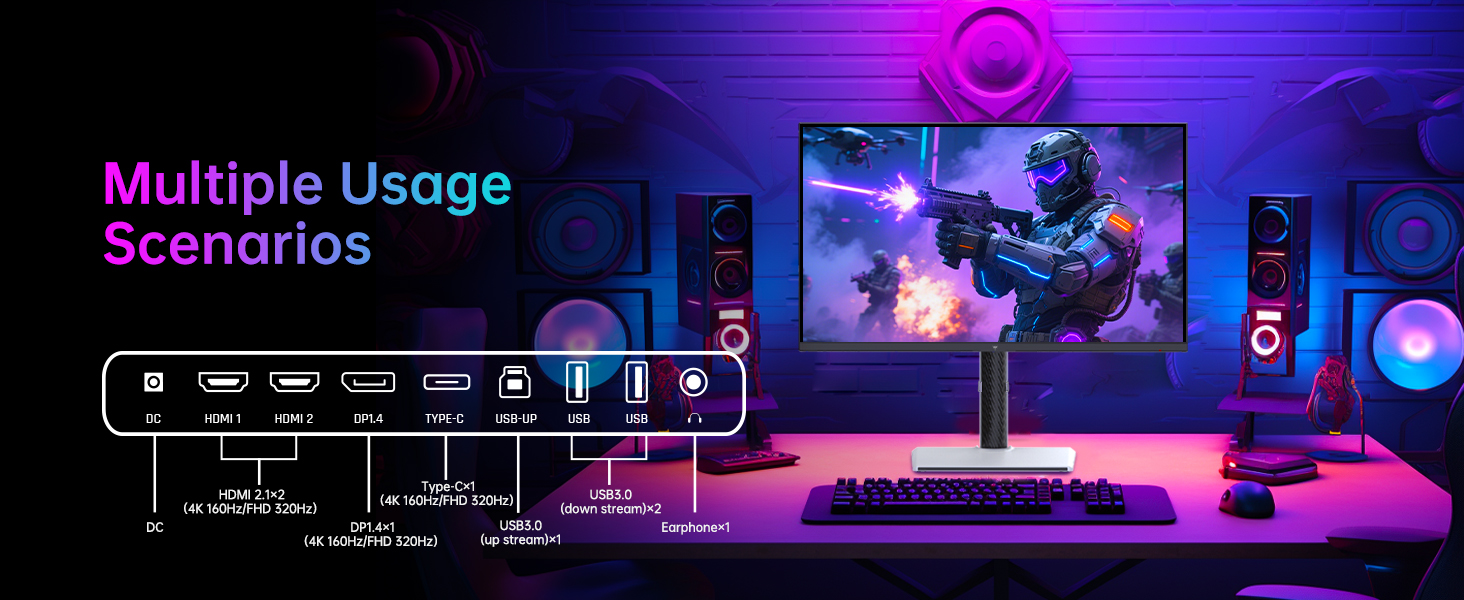 KTC 27 Inch 4K Dual Mode Gaming Monitor