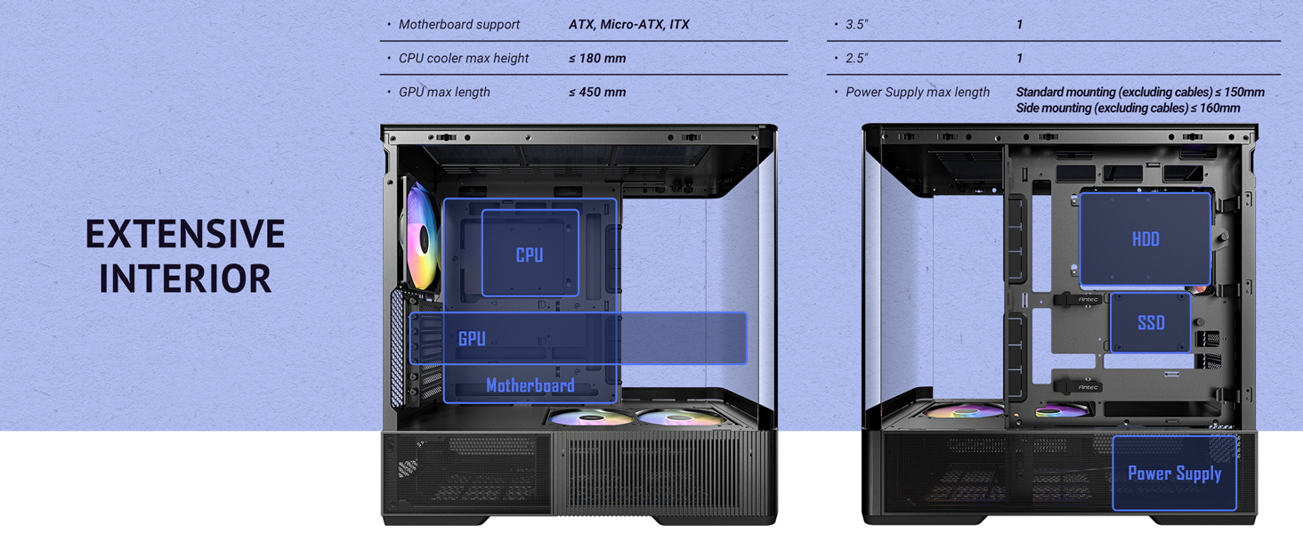 Antec C6 Curve ARGB Mid-Tower Case