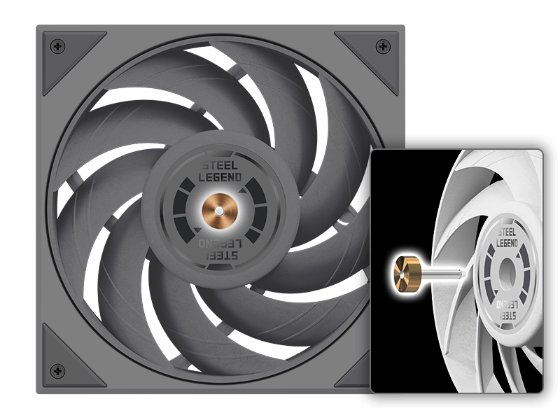 ASRock Steel Legend 360 LCD AIO Liquid Cooler