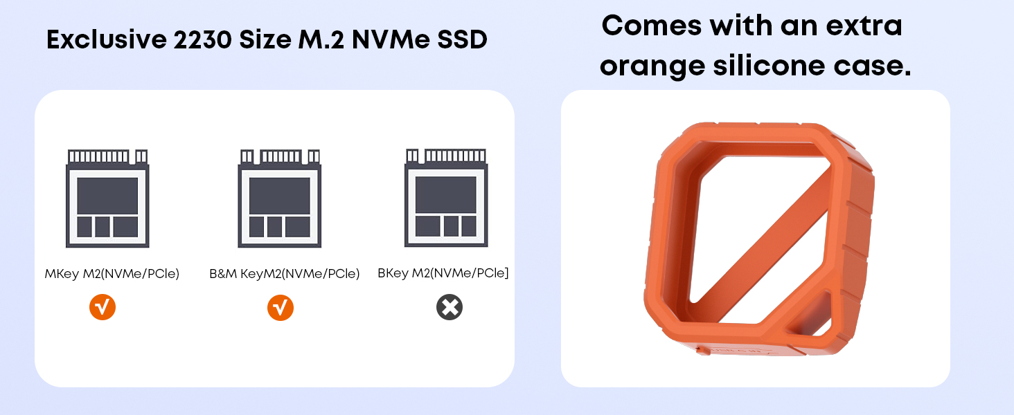 Nusyn NSE32 M.2 2230 NVMe SSD Enclosure