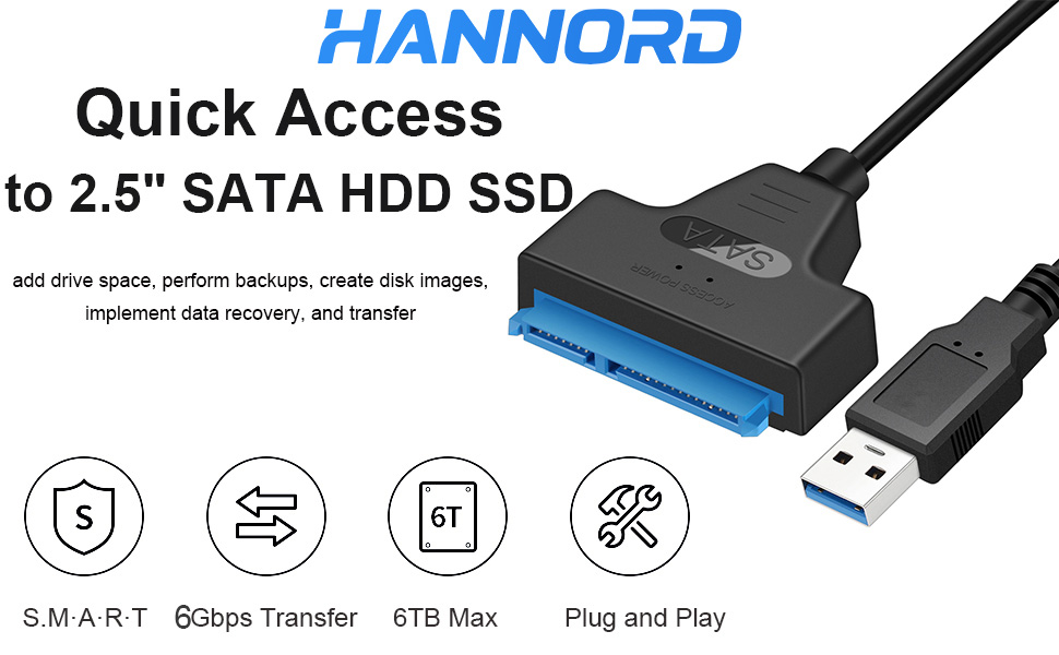 HANNORD USB TO SATA ADAPTER