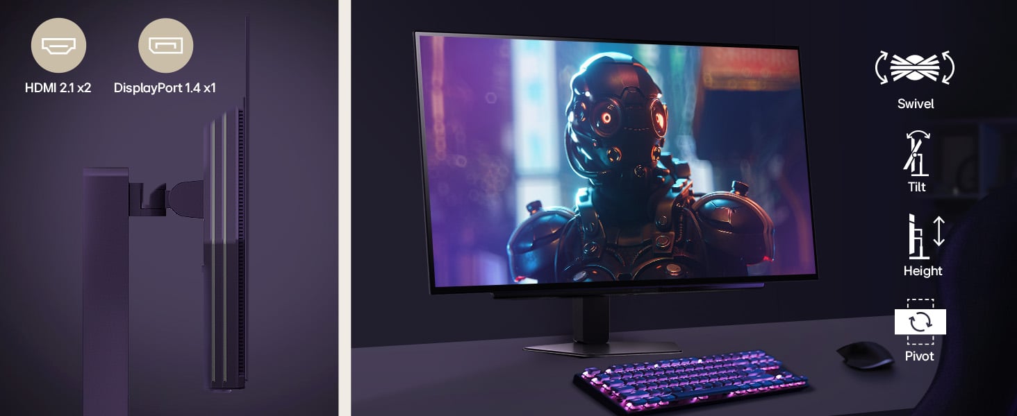 LG 27GX704A-B 27-inch Ultragear QHD (2650x1440) OLED Gaming Monitor