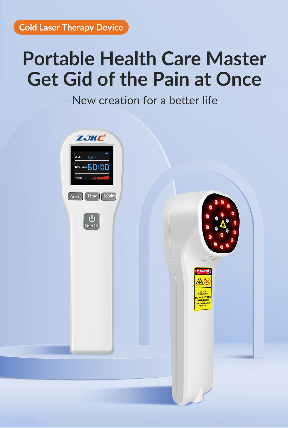 Portable Handheld Red Light Therapy Device