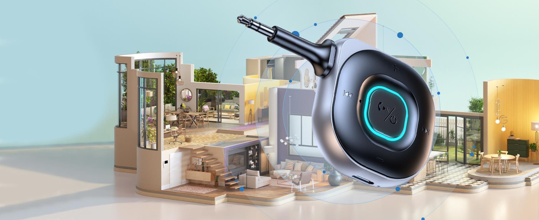 Coverage extends to 33 feets, maintaining a stable connection no matter where you are at home