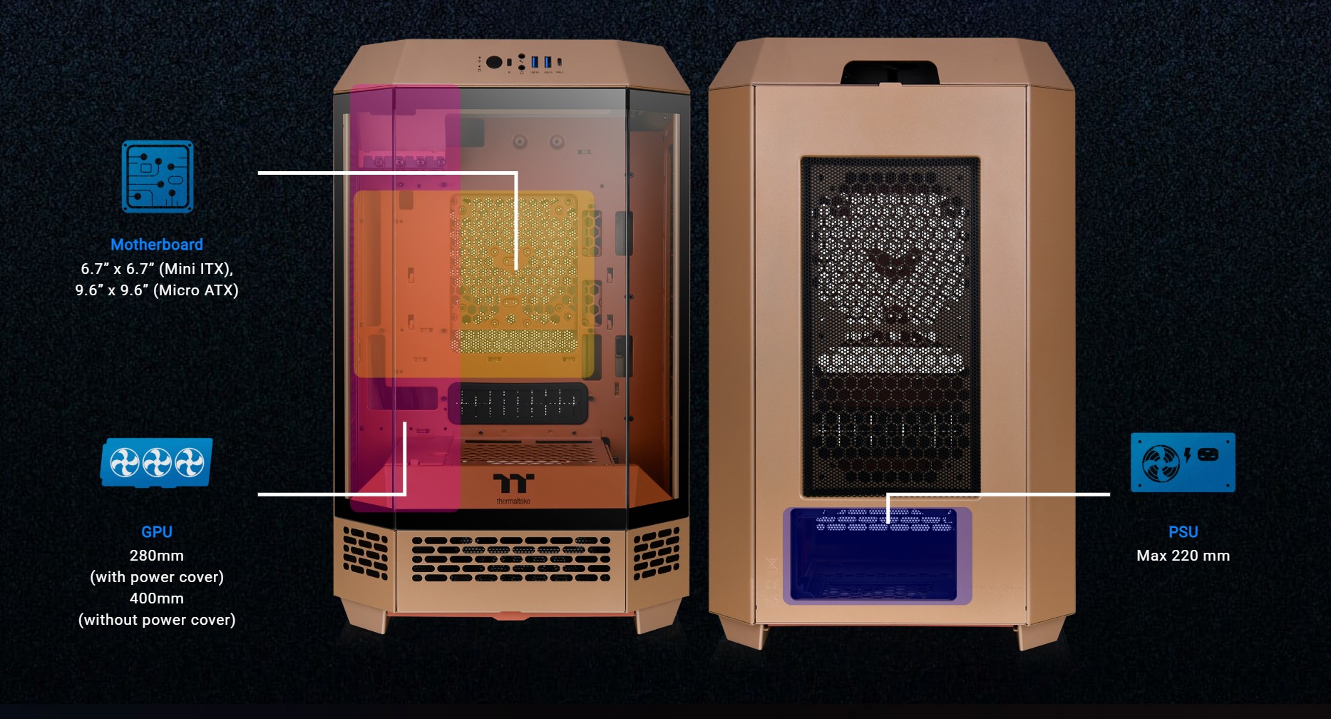 Thermaltake Tower 300 Micro-ATX Case