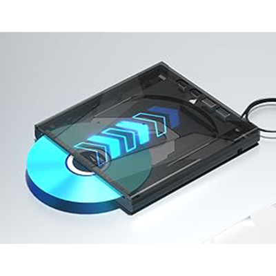 [7 in 1] External CD/DVD Drive for Laptop, Slot-Loading CD Reader for Laptop, Portable USb 3.0 &amp; Typ