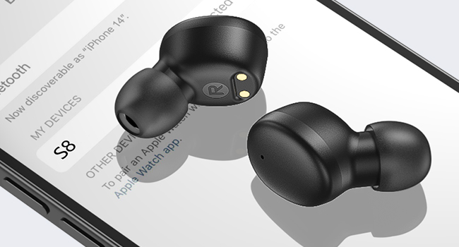 kurdene Wireless Earbuds Bluetooth 5.3 Light Weight in Ear Headphones