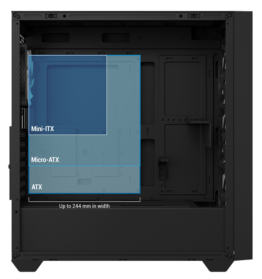 ASUS A33 PLUS White ATX Mid-tower PC Gaming Case