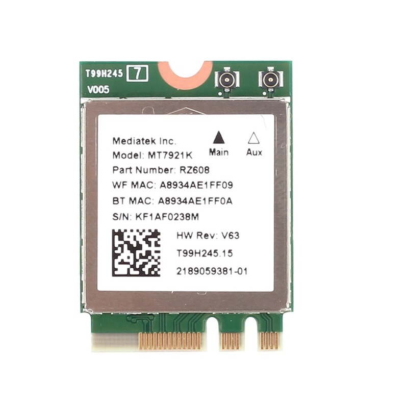 DERAPID MPE-AXE3000H Mini PCI-E WiFi Card for PC Laptop Windows 10/11,2 ...