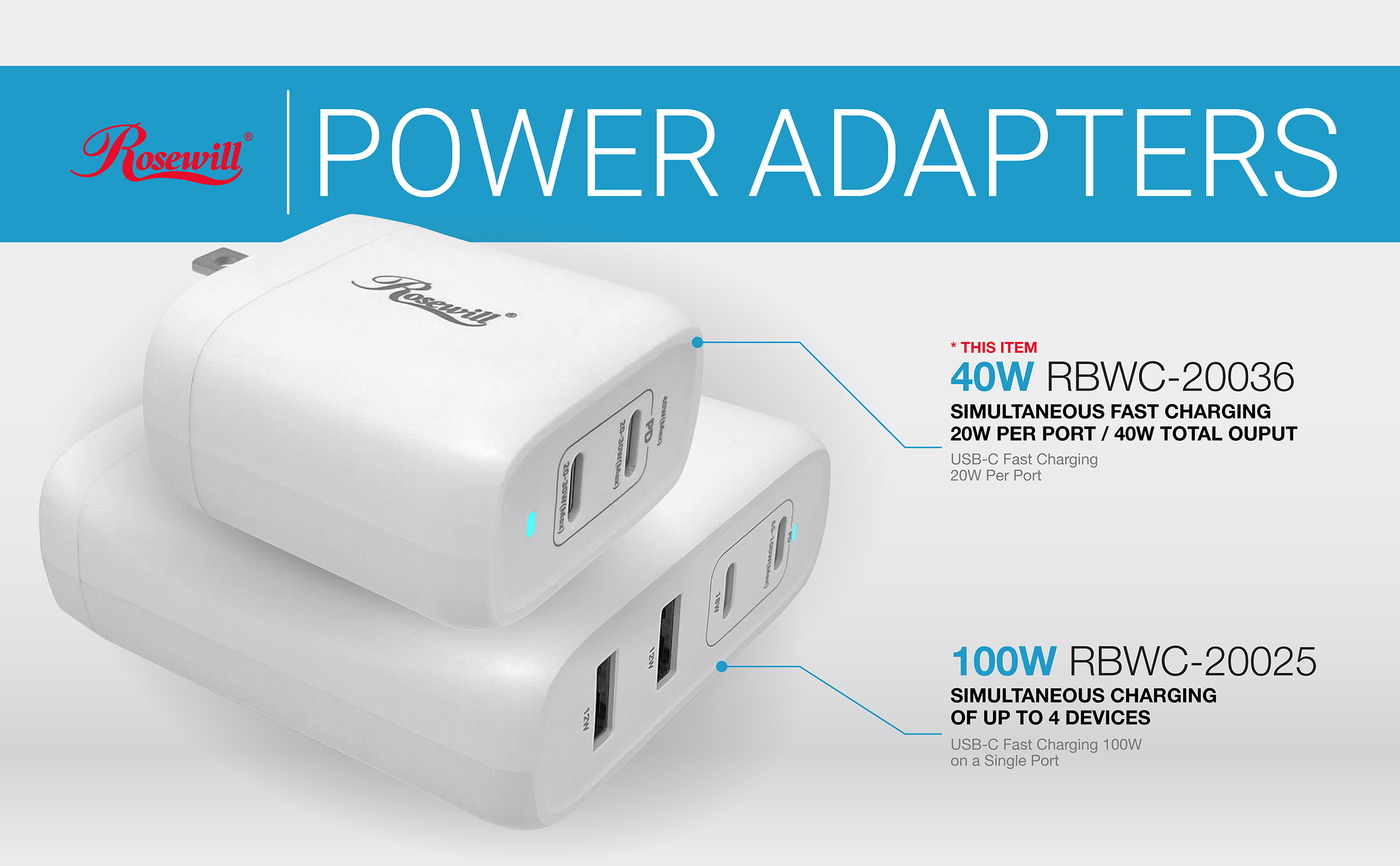 40W, fast charge, Quick Charge, GaN Charger, GaN, wall charger, power adapter, USB-C, Type-C, Power