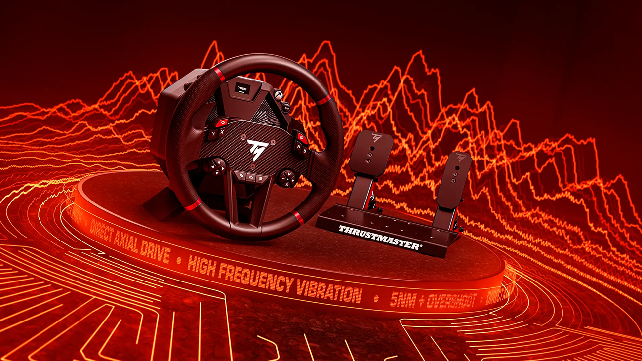 Thrustmaster T598 Direct Axial Drive Force Feedback Racing Wheel & Pedal Set