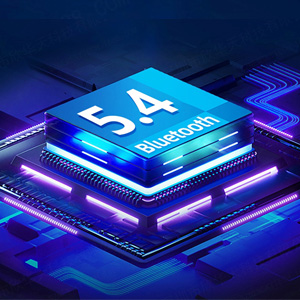 Bluetooth 5.4 has lower power consumption and faster and more stable transmission performance, which