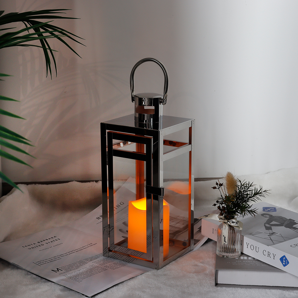 stainless steel candle lanten