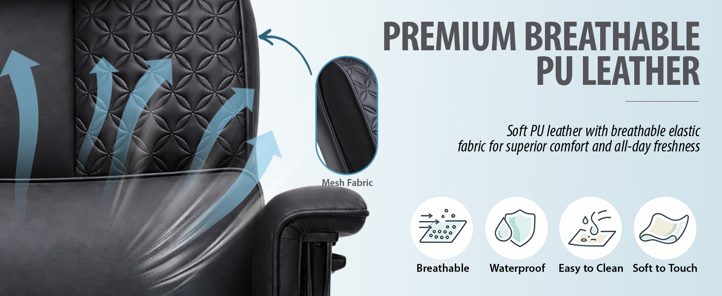 GTPLAYER Big and Tall Office Chair
