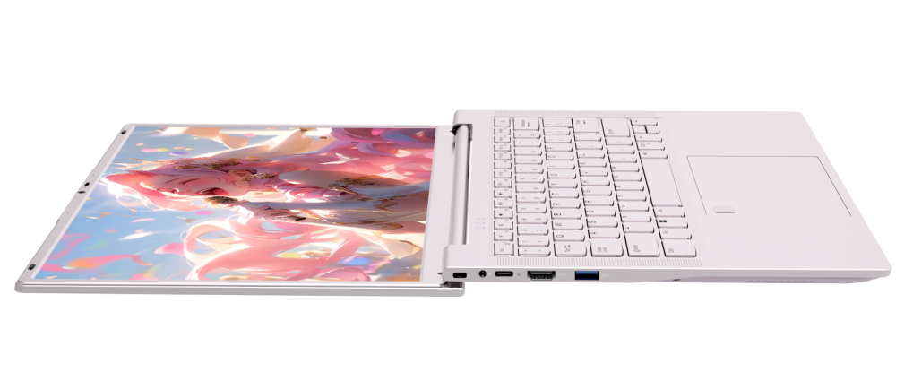 pink laptop