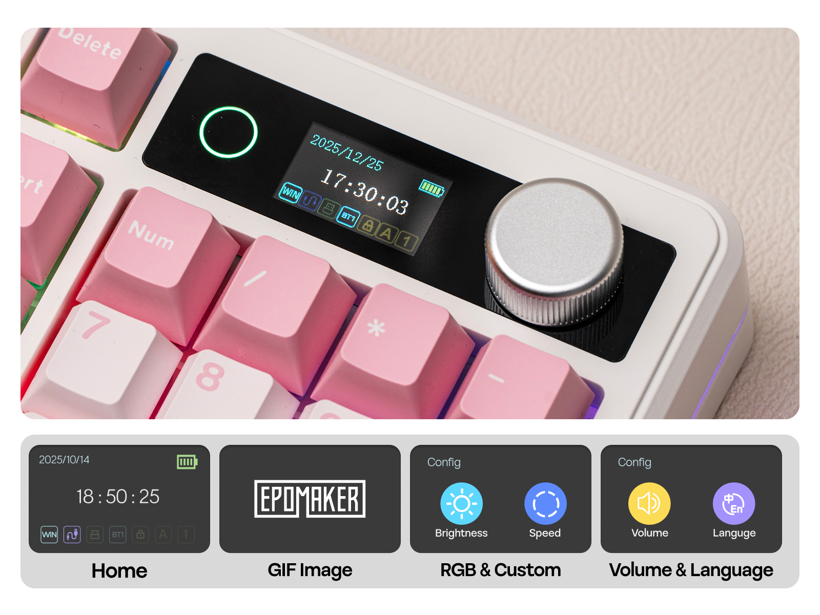 EPOMAKER TH99 PRO Multimedia Knob