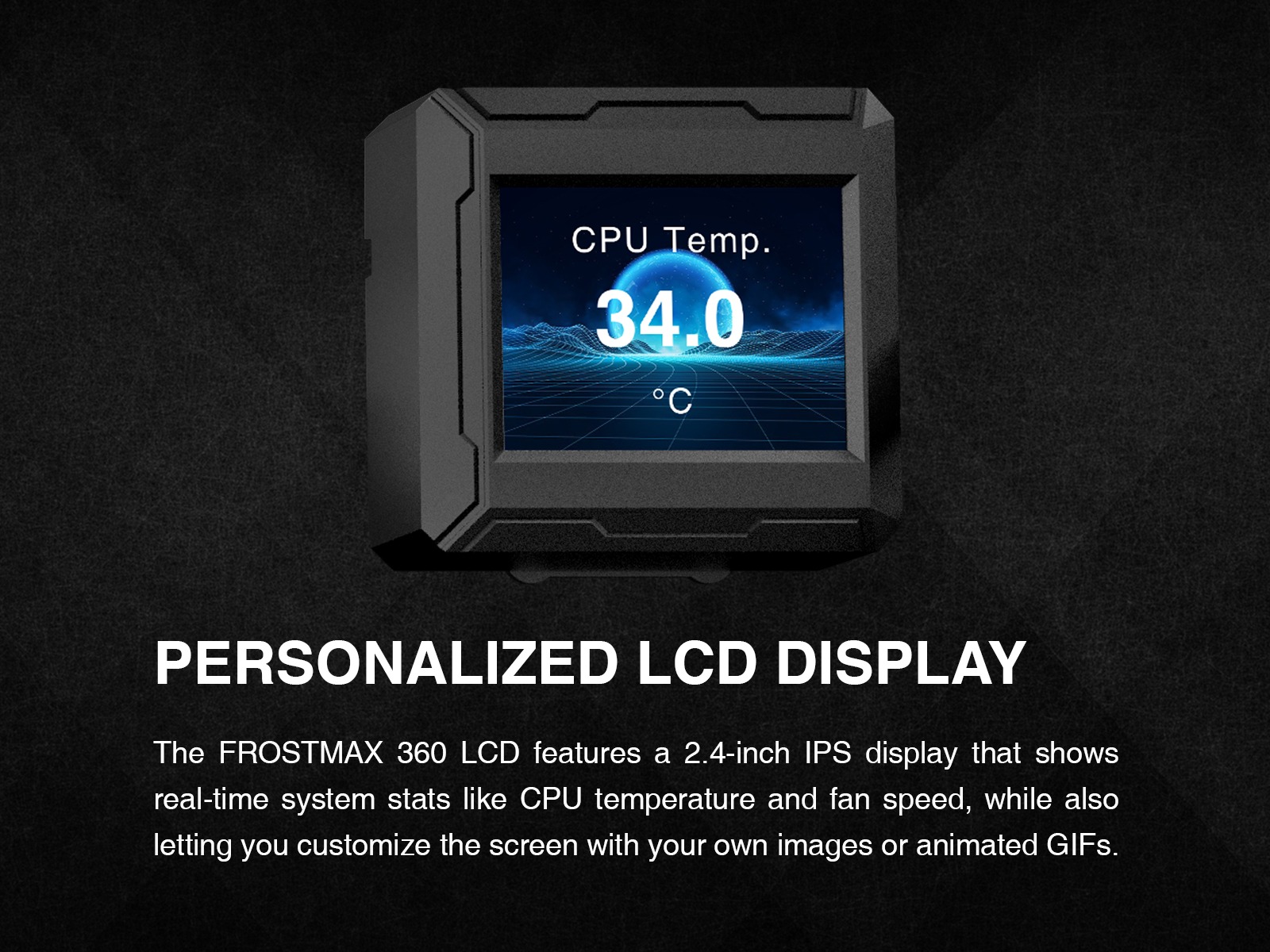 Rosewill AURA GL360 LCD All-in-One CPU Cooler