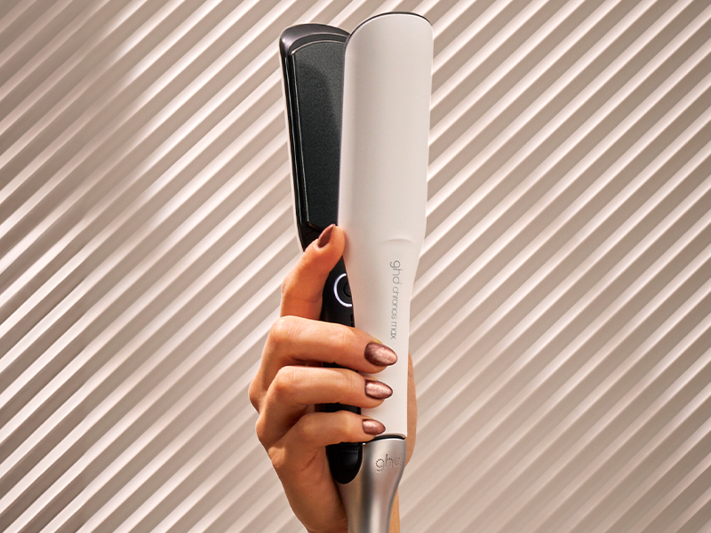 GHD S8M421 Chronos Max 2-inch Styler Professional Flat Iron Hair Straightener - White