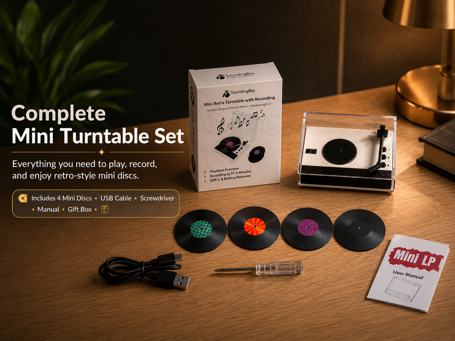 mini turntable