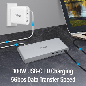 MST, hub, docking, Type-C, PD charging, power delivery, 4K Ultra HD, universal, Fast Role Swap