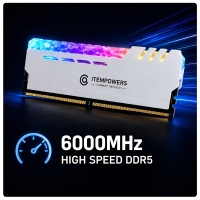 ITEMPOWERS 32GB (2×16GB) DDR5 6000MHz RGB Gaming RAM, Dual Channel