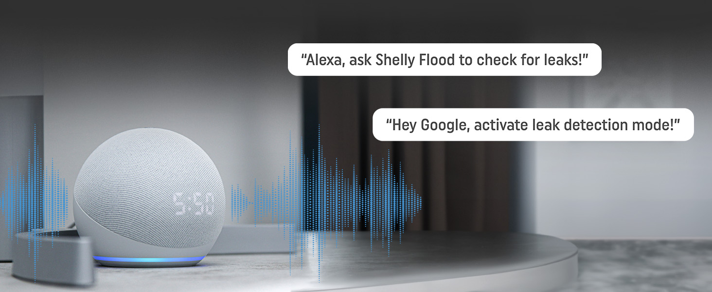 Shelly Flood - Google Home & Alexa Compatibility