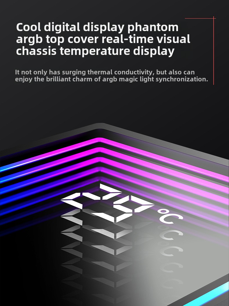 CPU Cooler with Temperature Display