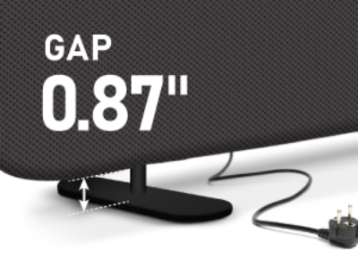 desk divider iron clutter free