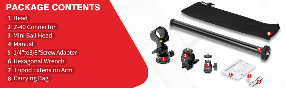 Tripod Extension Arm