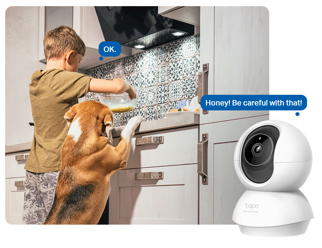 TP-LINK Tapo C230 Wireless Pan/Tilt AI Home Security Wi-Fi Camera