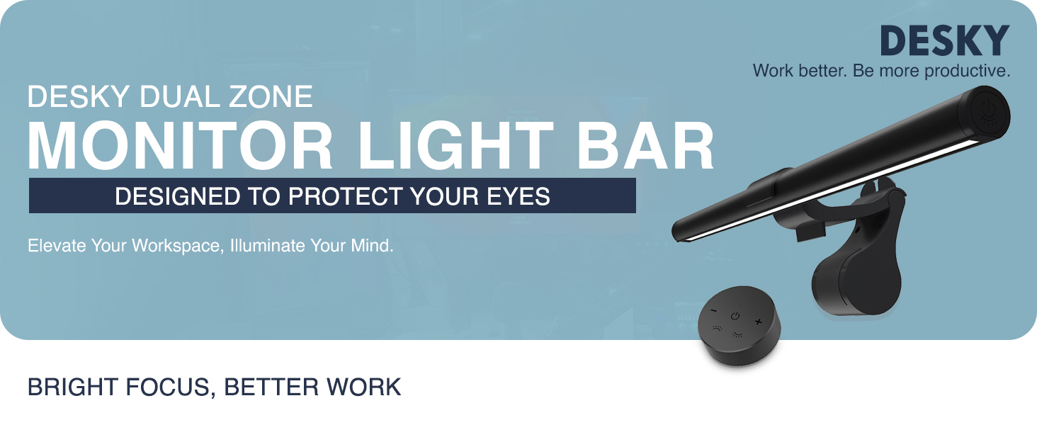 monitor light bar, screenbar lamp, adjustable monitor desk lamp, eye-friendly light