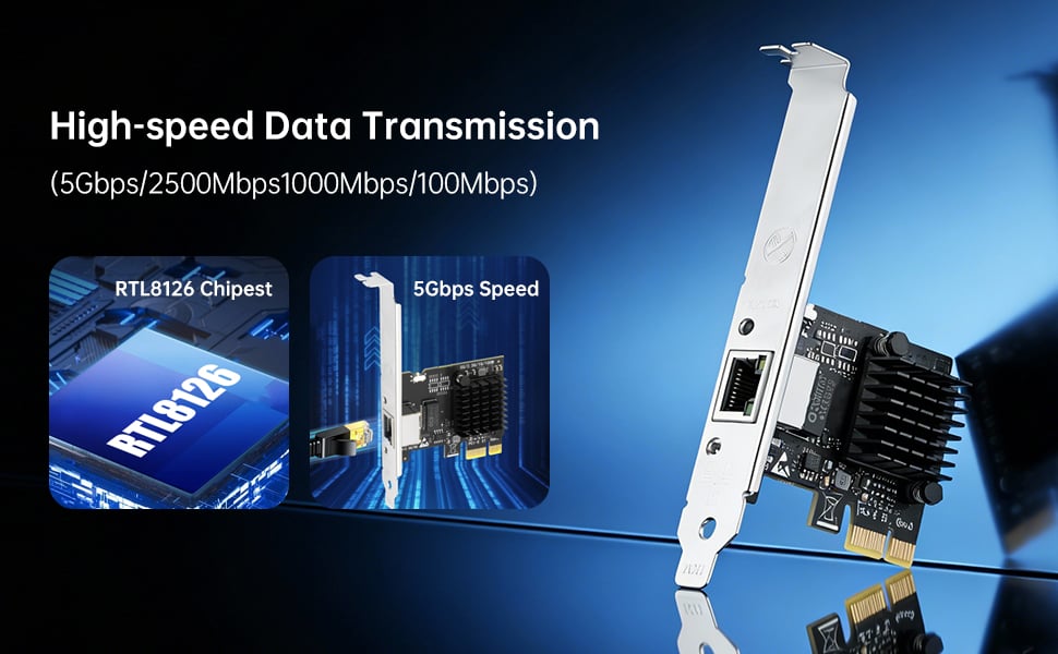 5Gb Base-T Network Card RTL8126