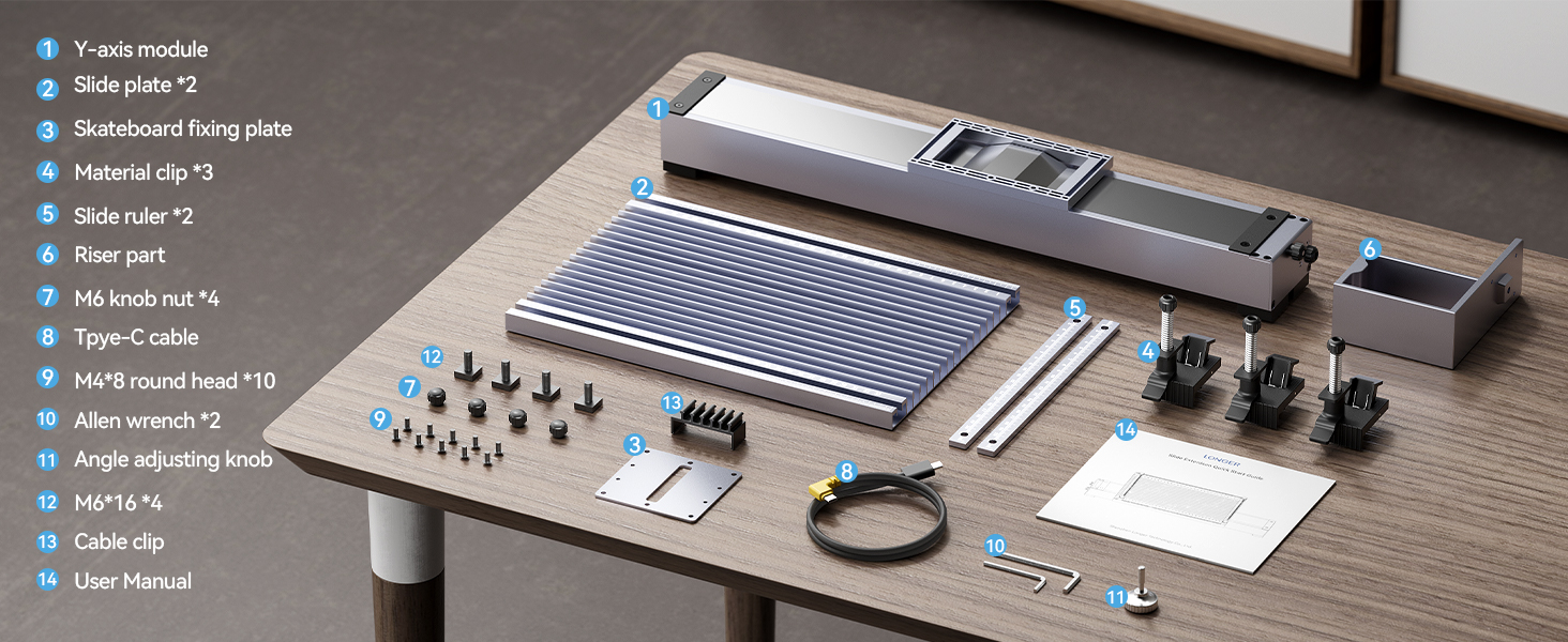 Laser Slide Extension Attachment