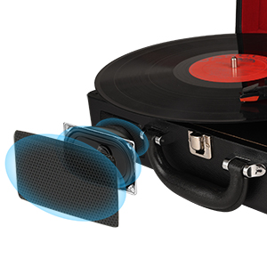 Digitnow Turntable & CD Player Black, 019300218337