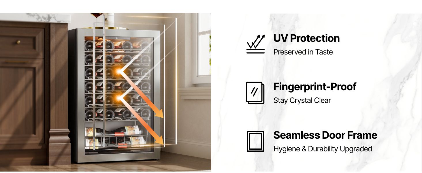 dual-pane UV glass door