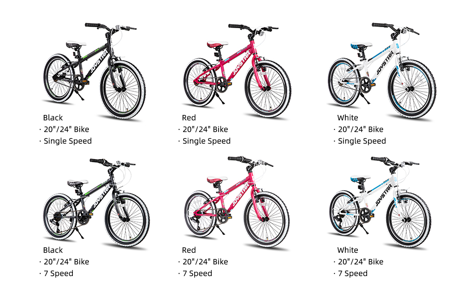 kids bike kids mountain bikes MTB hardtail 7 speed boys girls kids bicycle